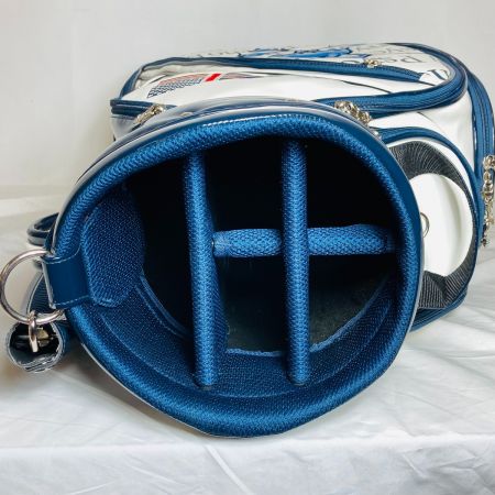  Psycho Bunny サイコバニー オールエナメル キャディバッグ PBMG0SC3 ホワイト