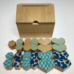 ◎◎ mina perhonen ミナ ペルホネン 積み木 木箱付 Cランク