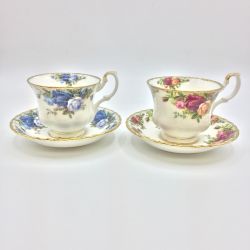 ◎◎ ROYAL DOULTON ロイヤルドルトン  ロイヤルアルバート カップアンドソーサー ペア 中古品 Aランク