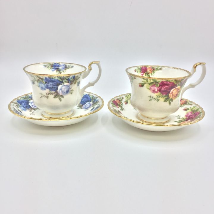 ROYAL DOULTON ロイヤルドルトン ロイヤルアルバート カップアンドソーサー ペア 中古品｜中古｜なんでもリサイクルビッグバン