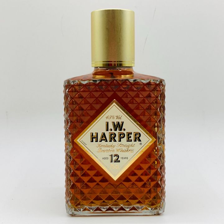 I.W.HARPER アイダブリューハーパー 12年 バーボン ウイスキー 750ml 43% 箱付 未開栓｜中古｜なんでもリサイクルビッグバン