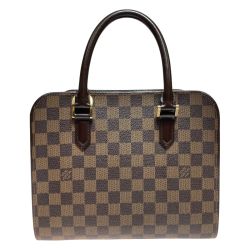 ◎◎ LOUIS VUITTON ルイヴィトン ハンドバッグ ダミエ・エベヌ トリアナ  N51155 ブラウン Cランク