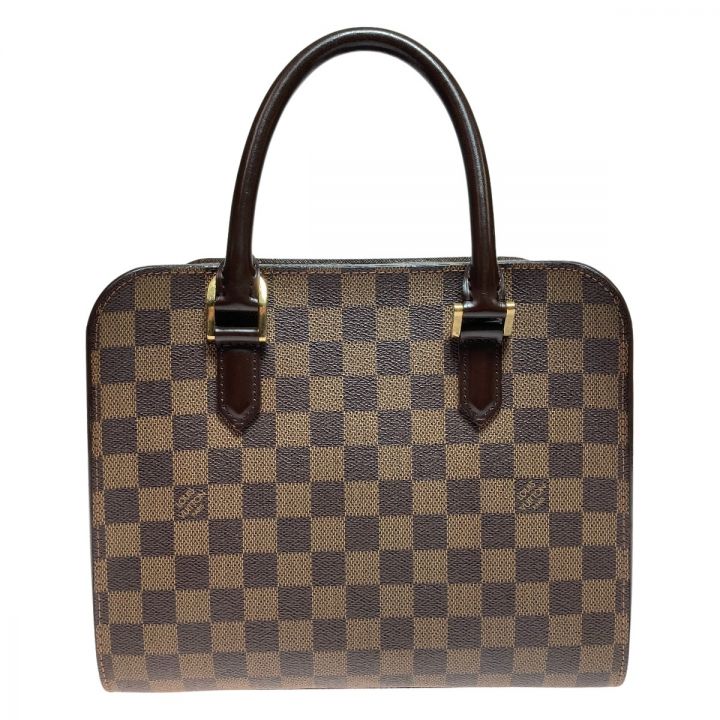 LOUIS VUITTON ルイヴィトン ハンドバッグ ダミエ・エベヌ トリアナ N51155 ブラウン｜中古｜なんでもリサイクルビッグバン