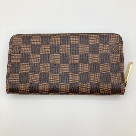  LOUIS VUITTON ルイヴィトン ダミエ ジッピーウオレット ラウンドジップウォレット 長財布 N60015 ブラウン