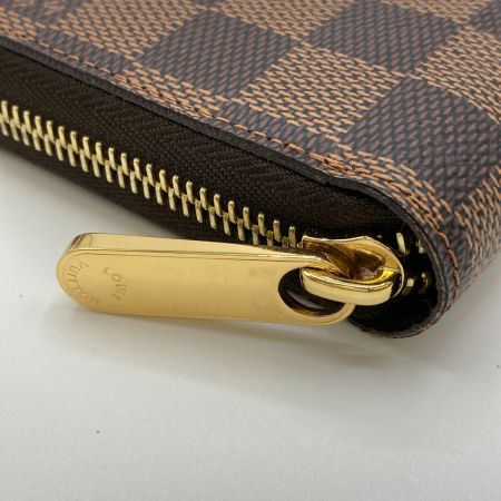  LOUIS VUITTON ルイヴィトン ダミエ ジッピーウオレット ラウンドジップウォレット 長財布 N60015 ブラウン