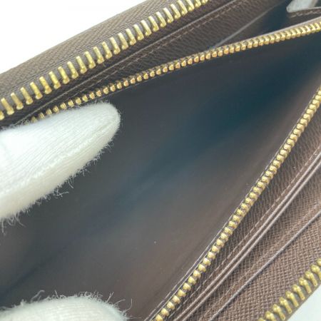  LOUIS VUITTON ルイヴィトン ダミエ ジッピーウオレット ラウンドジップウォレット 長財布 N60015 ブラウン