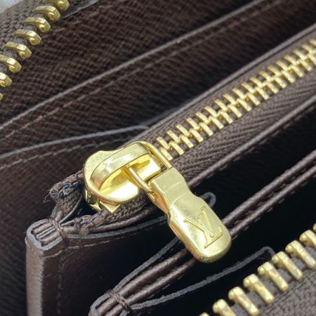  LOUIS VUITTON ルイヴィトン ダミエ ジッピーウオレット ラウンドジップウォレット 長財布 N60015 ブラウン