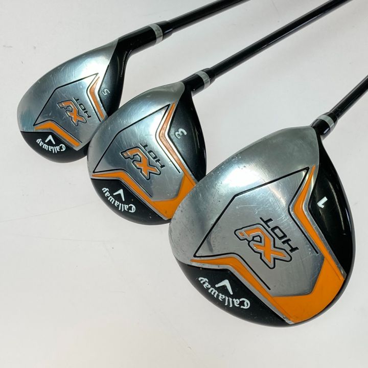 Callaway キャロウェイ ジュニア用 ゴルフクラブセット Xj HOT 7本セット キャディバッグ付 オレンジ 9-12歳向け  ボーイス｜中古｜なんでもリサイクルビッグバン