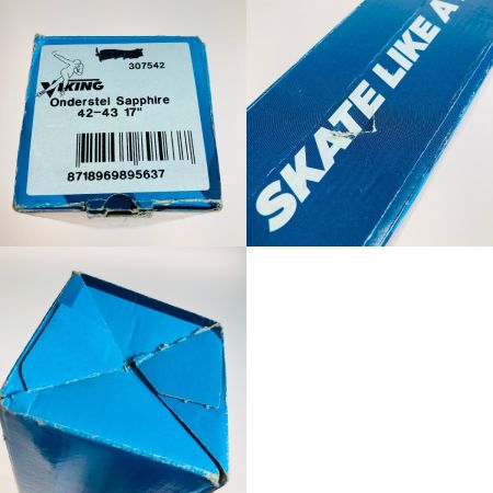  VIKING Sapphire サファイア ブレード 42-43 17インチ スラップスケート スピートスケート バネ欠品