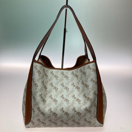  COACH コーチ ハドリー ホーボー ウィズ ホース アンド キャリッジ プリント ショルダーバッグ C9129 ベージュ×ブラウン