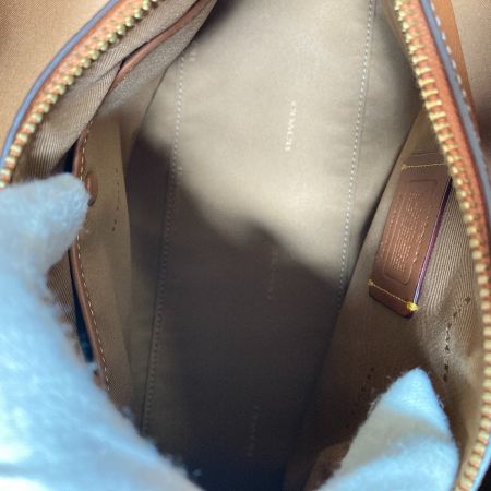  COACH コーチ ハドリー ホーボー ウィズ ホース アンド キャリッジ プリント ショルダーバッグ C9129 ベージュ×ブラウン