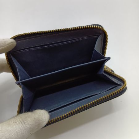  COACH コーチ コインケース 小銭入れ  ホース アンド キャリッジ ドットプリント ジップ アラウンド C4210 デニム