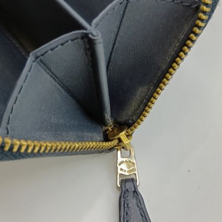  COACH コーチ コインケース 小銭入れ  ホース アンド キャリッジ ドットプリント ジップ アラウンド C4210 デニム