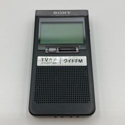 ◎◎ SONY ソニー 携帯ラジオ ブラック XDR-64TV Cランク