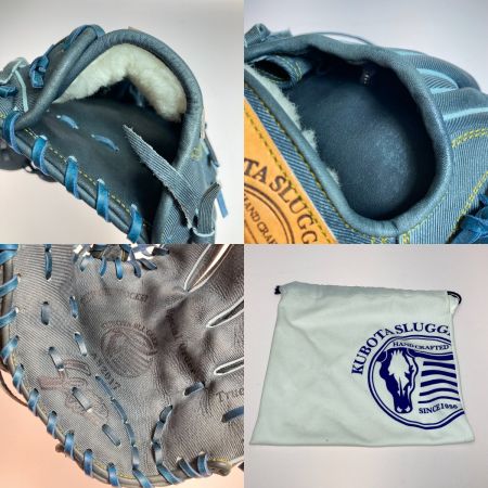  久保田スラッガー 軟式 野球 グローブ 内野手用 右投げ 2017 オールスター 鳥谷着用レプリカモデル デニム調