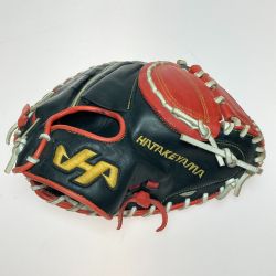 ◎◎ HATAKEYAMA 軟式 野球 グローブ キャッチャーミット 心 K-FIELD PRO-261 ブラック Cランク