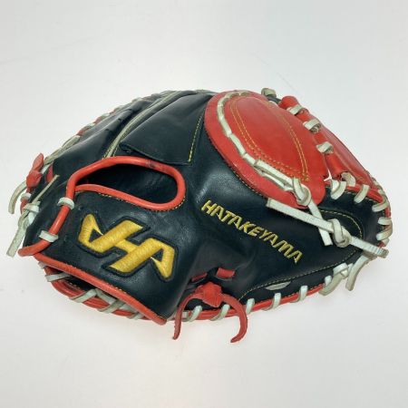  HATAKEYAMA 軟式 野球 グローブ キャッチャーミット 心 K-FIELD PRO-261 ブラック