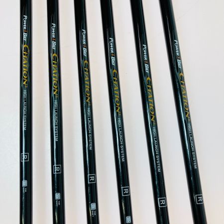  POWER BILT パワービルト CITATION サイテーション V1 7-9.P.A.S 6本 アイアンセット フレックスR