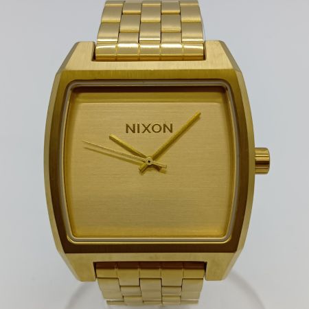  NIXON ニクソン アナログ 腕時計 THE TIME TRACKER McFLY クォーツ メンズ 本体のみ ゴールド
