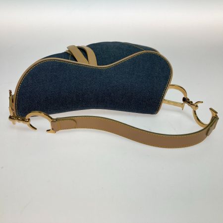  Christian Dior クリスチャンディオール デニム サドルバッグ  レディース RU1001 インディゴ