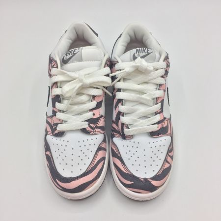  NIKE ナイキ DUNK LOW DAKTARI ピンク　ゼブラ柄　サイズ２４cm 中古品