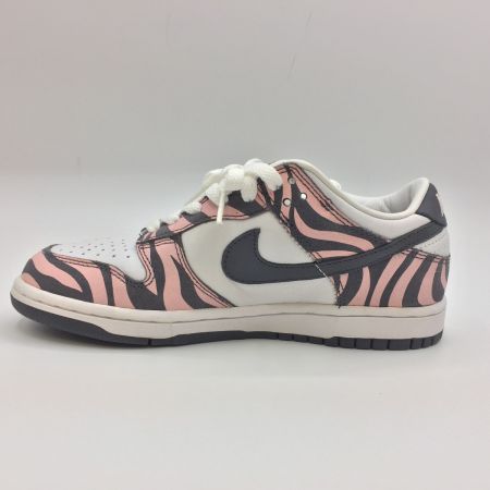  NIKE ナイキ DUNK LOW DAKTARI ピンク　ゼブラ柄　サイズ２４cm 中古品
