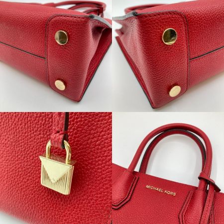  MICHAEL KORS マイケルコース 2WAYショルダーバッグ ハンドバッグ 鍵無し 30F6GM9M2L レッド