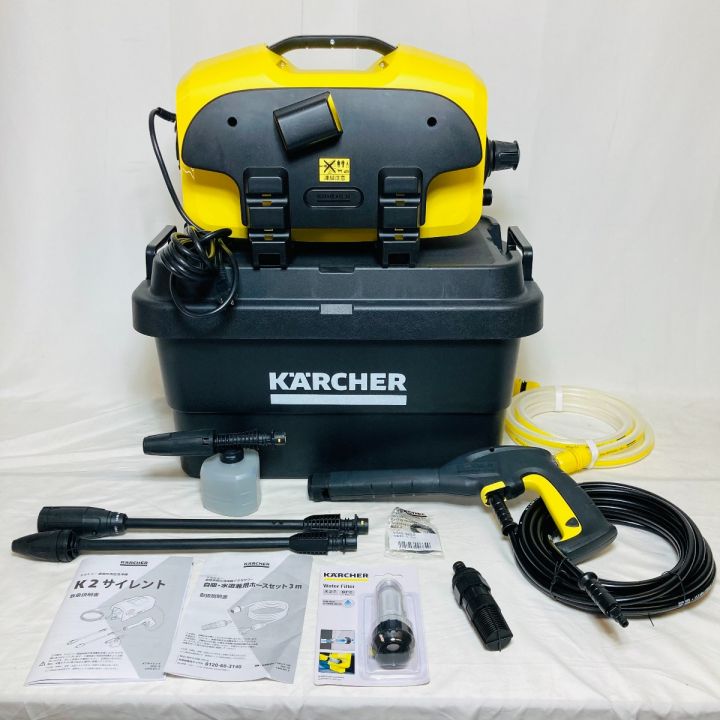 KARCHER ケルヒャー K2サイレント 自吸水道兼用ホースセット付 本体側カップリング欠品 K2ｻｲﾚﾝﾄ｜中古｜なんでもリサイクルビッグバン