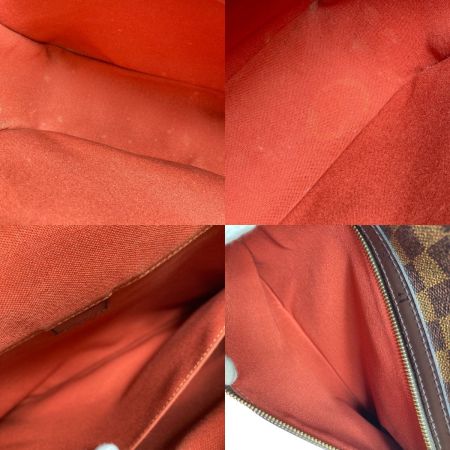  LOUIS VUITTON ルイヴィトン ダミエ バスティーユ ショルダーバッグ キャンバスストラップ N45258 ブラウン