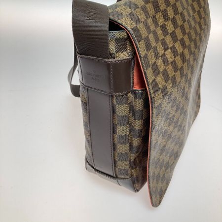  LOUIS VUITTON ルイヴィトン ダミエ バスティーユ ショルダーバッグ キャンバスストラップ N45258 ブラウン