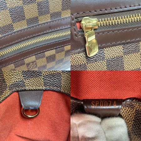  LOUIS VUITTON ルイヴィトン ダミエ バスティーユ ショルダーバッグ キャンバスストラップ N45258 ブラウン