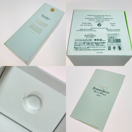   シャンパン PERRIER JOUET 2011 ペリエ ジュエ ベル エポック 750ml 12.5% 箱付 未開栓