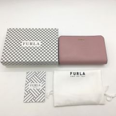  FURLA フルラ 2つ折り財布　箱付き PR85bBAB ピンク Cランク
