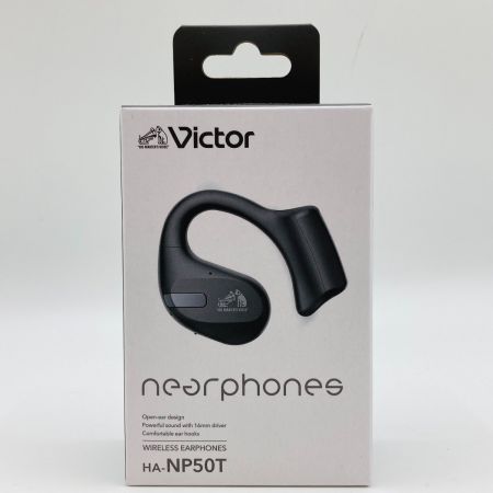  Victor ビクタ ワイヤレスイヤホン オープンイヤータイプ 耳掛け Bluetooth HA-NP50T ブラック 525