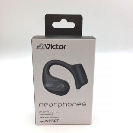  Victor ビクタ ワイヤレスイヤホン オープンイヤータイプ 耳掛け Bluetooth HA-NP50T ブラック 617