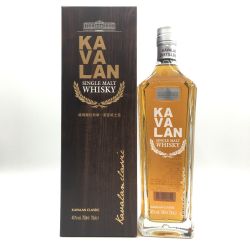 ◎◎  KAVALAN カバラン クラシック シングルモルトウィスキー 　700ml　40度  箱付　未開封 Nランク 未開栓