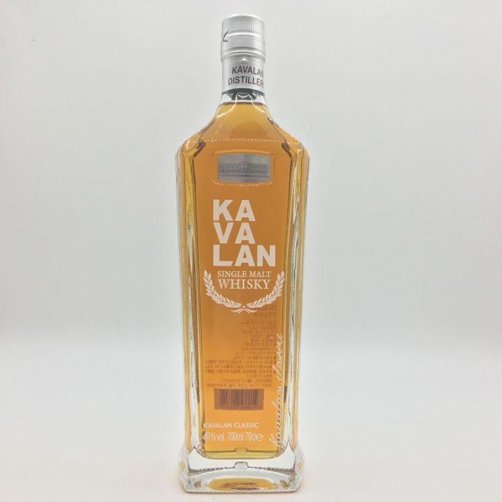 KAVALAN カバラン クラシック シングルモルトウィスキー 700ml 40度 箱付 未開封 未開栓｜中古｜なんでもリサイクルビッグバン