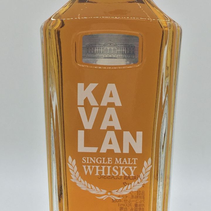 KAVALAN カバラン クラシック シングルモルトウィスキー 700ml 40度 箱付 未開封 未開栓｜中古｜なんでもリサイクルビッグバン