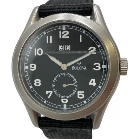  BULOVA ブローバ 腕時計 クォーツ メンズ BVM007 ブラック