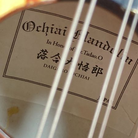  落合 マンドリン 落合 M-8 1弦切れ ハードケース付 弦楽器 現状渡し M-8