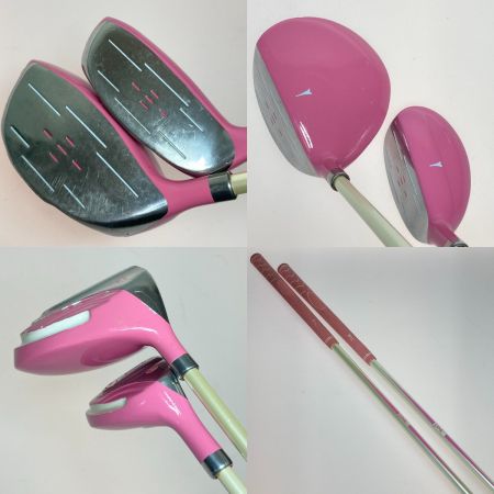  PINK ピンク ジュニア ゴルフセット 1W.UT.7I.9I.PT 5本セット ダメージ多 現状品