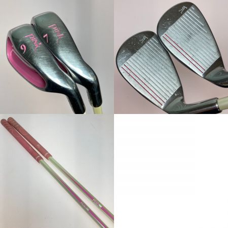  PINK ピンク ジュニア ゴルフセット 1W.UT.7I.9I.PT 5本セット ダメージ多 現状品