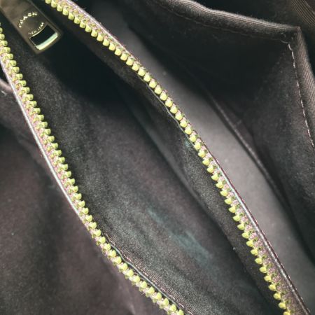  COACH コーチ スタッズ 2WAY バッグ F35221 ボルドー