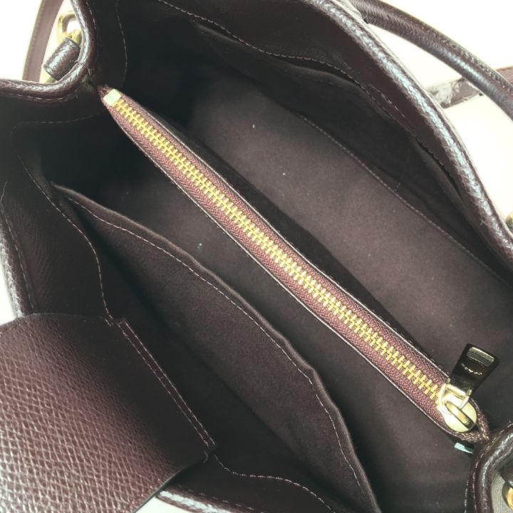 COACH コーチ スタッズ 2WAY バッグ F35221 ボルドー - 中古バッグ