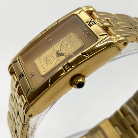  ELGIN エルジン 腕時計 クォーツ インゴット 1g プレート入り FK-1153-E ゴールド