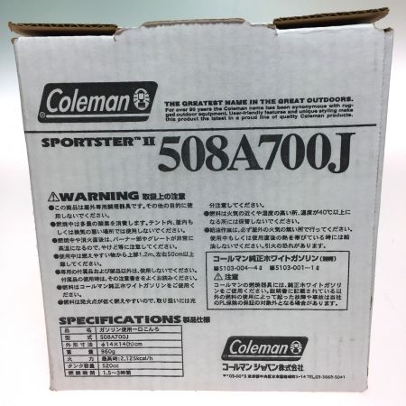  Coleman コールマン スポーツスター（Ｒ）II　508A700J  ガソリンシングルバーナー