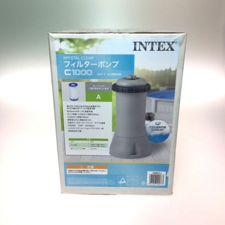  INTEX KRYSTAL　CREAR　フィルターポンプＣ1000 AGPプールで使用可能