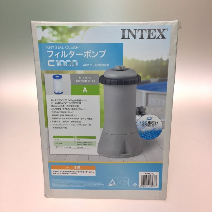 INTEX KRYSTAL CREAR フィルターポンプＣ1000 AGPプールで使用可能｜中古｜なんでもリサイクルビッグバン