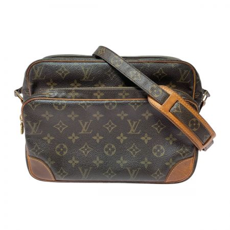  LOUIS VUITTON ルイヴィトン モノグラム ナイル ショルダーバッグ M45244 ブラウン