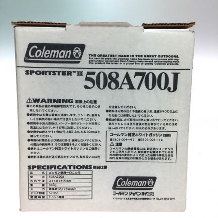  Coleman コールマン スポーツスター（Ｒ）II　508A700J  ガソリンシングルバーナー